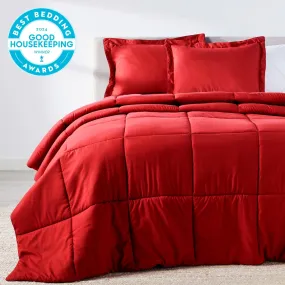 Red Velvet Oversized Comforter Set