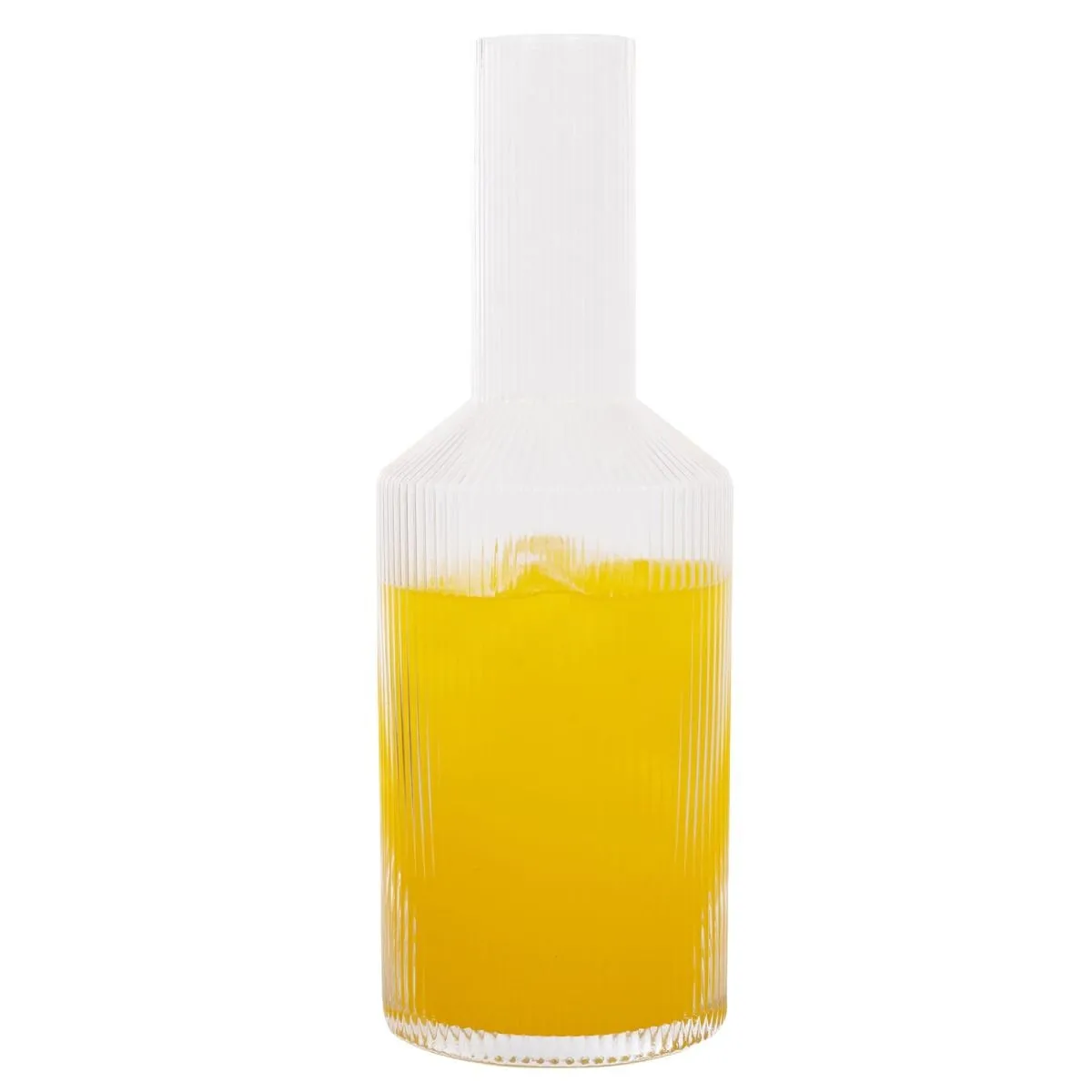 Ribbed Glass Carafe 1 Litre