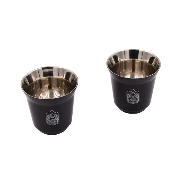 Rovatti Pola Uae Stainless Steel Cup Set Of 2 - 85 Ml