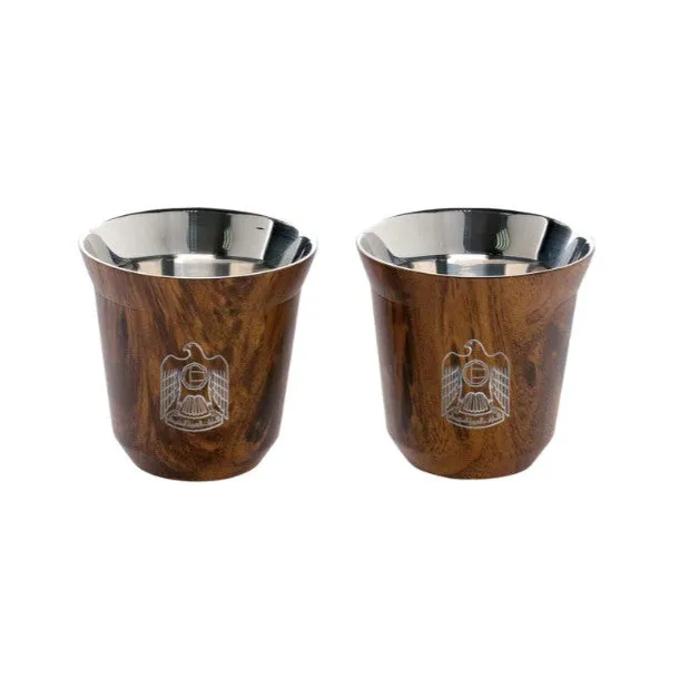 Rovatti Pola Uae Stainless Steel Cup Set Of 2 - 85 Ml