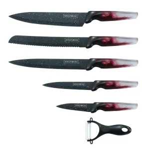 Royalty Line RL-TP5T; Knife set 5PCS with marble coating