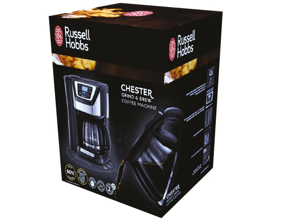 Russell Hobbs, Chester Grind & Brew Coffee Maker, Black