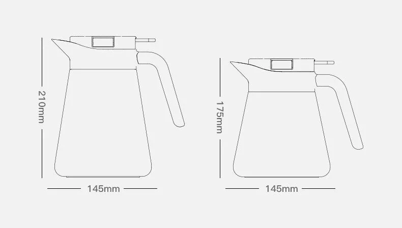 SAMA "MC02" Insulated Thermal Carafe for Brewing Tea