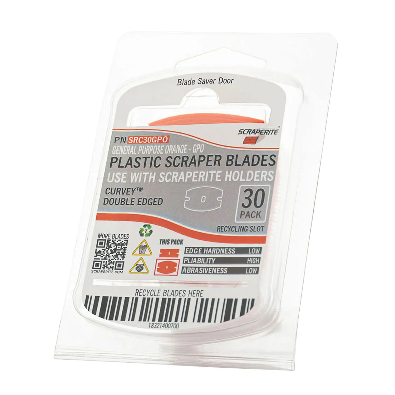 Scraperite Curvey Plastic Razor Blades