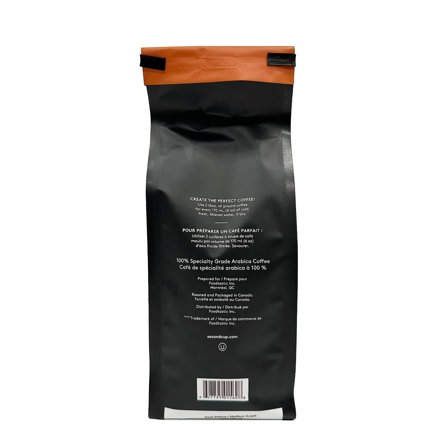 Second Cup Maple Cream Whole Bean Coffee, 312 g