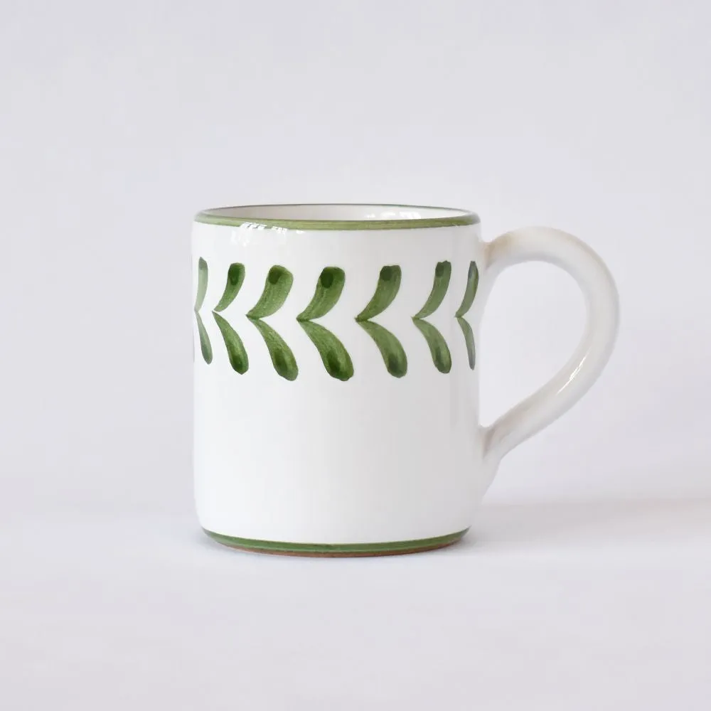 Semplice Frecce Green mug