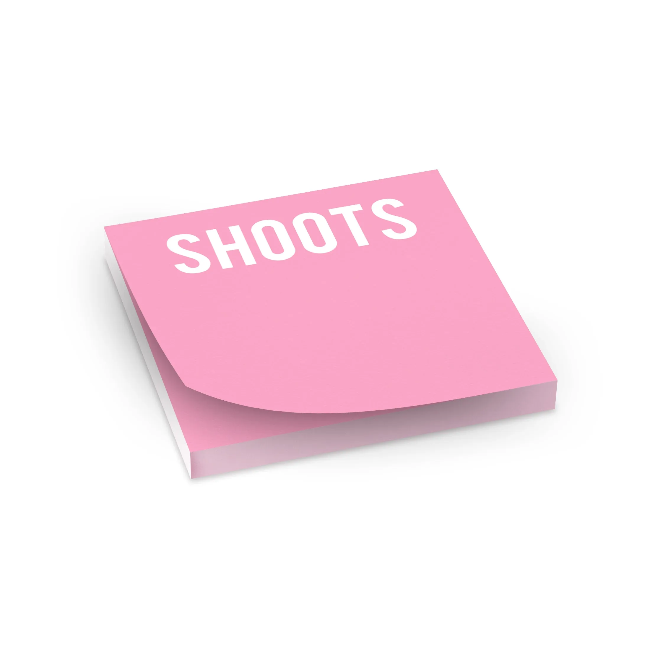 Shoots Pink Stickypad 3x3