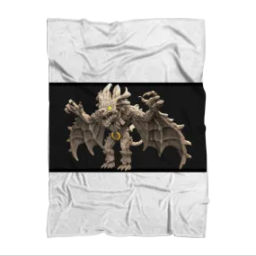 Stone Rock Creature Sublimation Throw Blanket