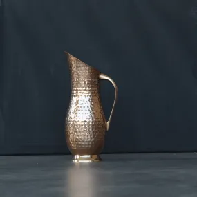 Stylish Copper Hammered Water Jug | Tumbler & Water Pitcher