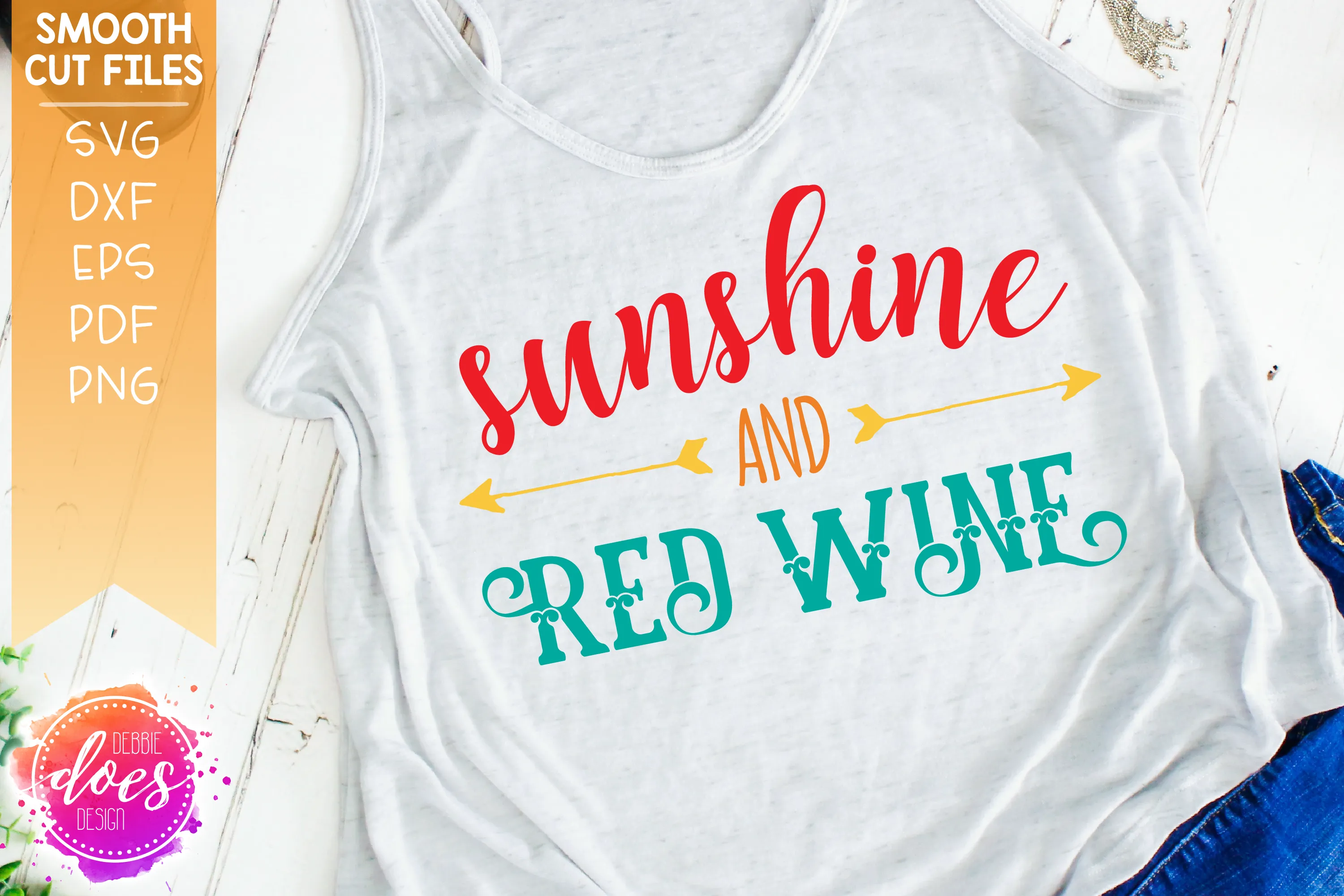 Sunshine and Red Wine - SVG File