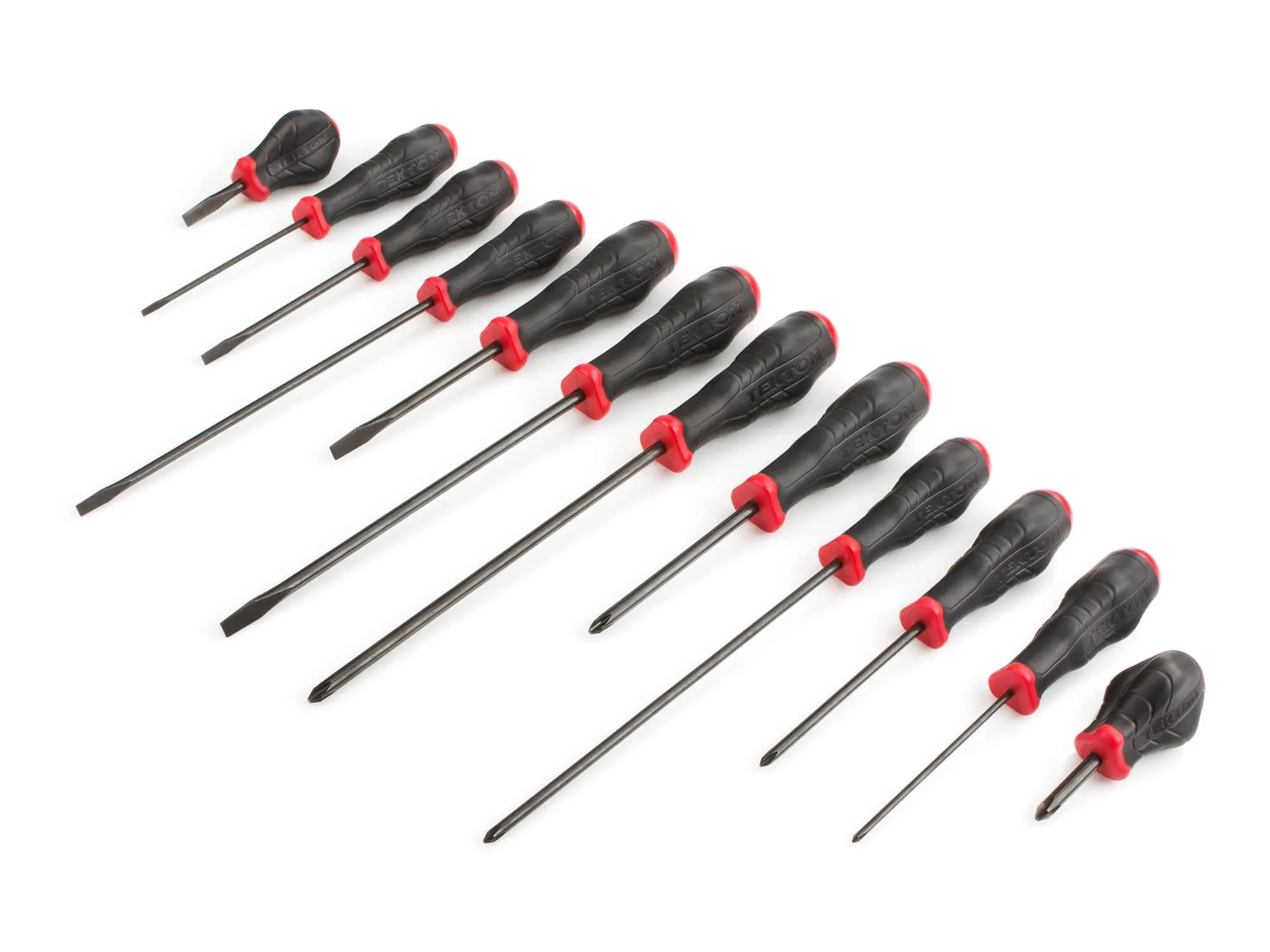 TEKTON 26757 Slotted and Phillips USA Screwdriver Set, 12-Piece