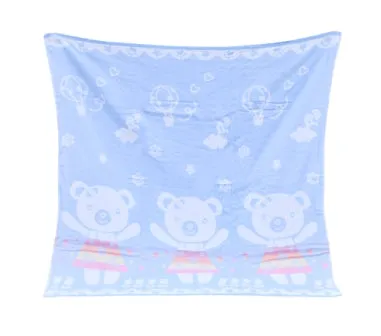 The Little Lookers Multipurpose Muslin/Mulmul Reversible Blanket | 100% Cotton 6-Layered Gauze Dohar/Swaddle| Newborn/Babies/Toddlers/Infants (0-5 Years)(Print May Vary)