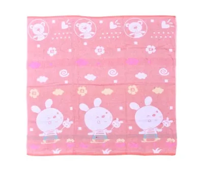 The Little Lookers Multipurpose Muslin/Mulmul Reversible Blanket | 100% Cotton 6-Layered Gauze Dohar/Swaddle| Newborn/Babies/Toddlers/Infants (0-5 Years)(Print May Vary)