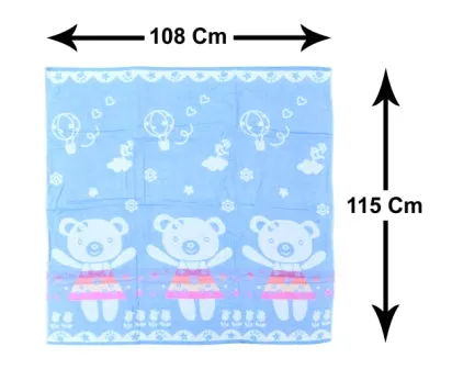 The Little Lookers Multipurpose Muslin/Mulmul Reversible Blanket | 100% Cotton 6-Layered Gauze Dohar/Swaddle| Newborn/Babies/Toddlers/Infants (0-5 Years)(Print May Vary)