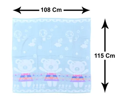 The Little Lookers Multipurpose Muslin/Mulmul Reversible Blanket | 100% Cotton 6-Layered Gauze Dohar/Swaddle| Newborn/Babies/Toddlers/Infants (0-5 Years)(Print May Vary)