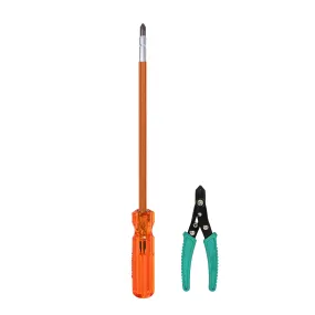 Themisto TH-T19 10 Inch CRV HEX screwdriver with wire stripper (HEX 10 Inch)