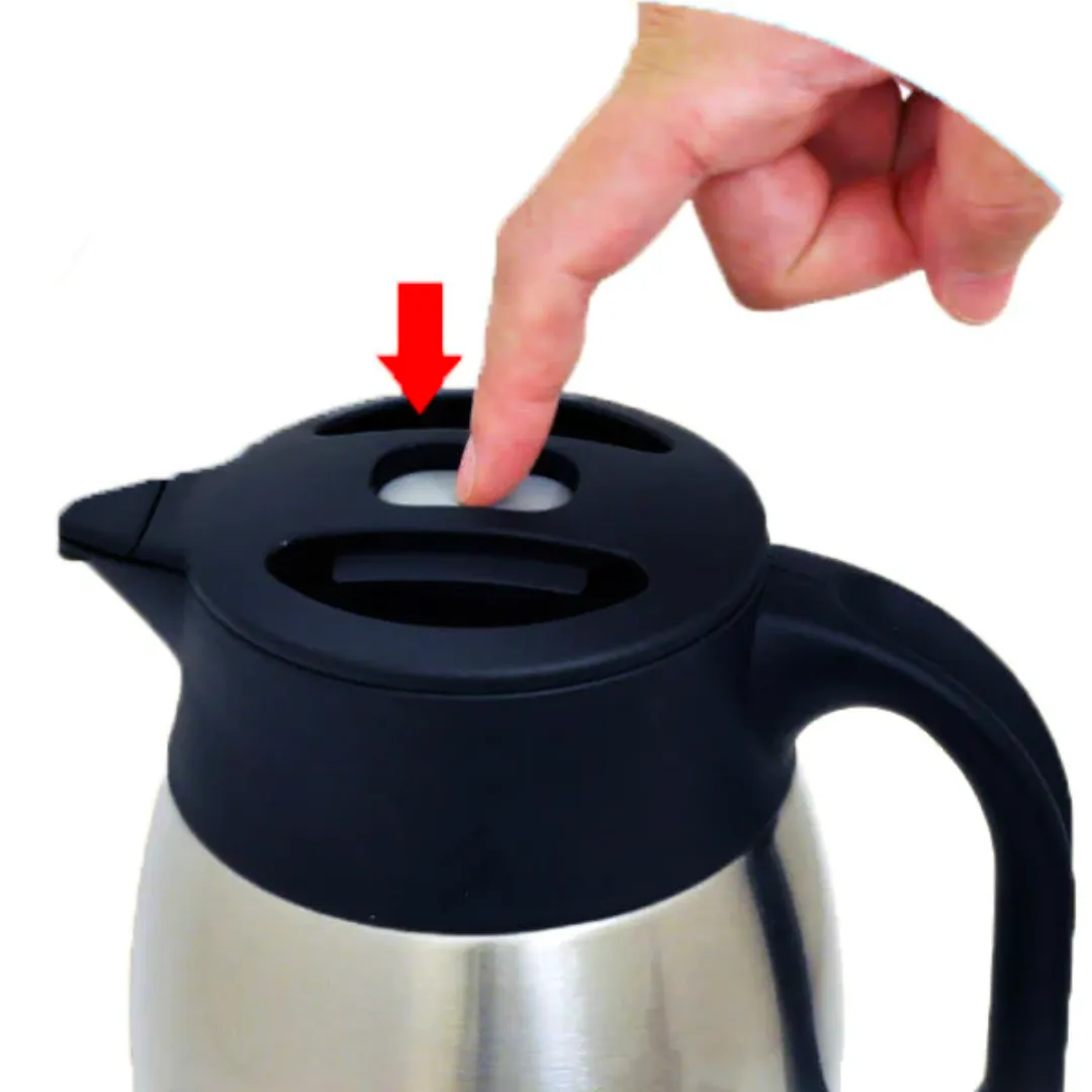 Thermos膳魔师 1L带滤网保温壶 S/S Wide Mouth Carafe Tea Pot w/Tea Filter