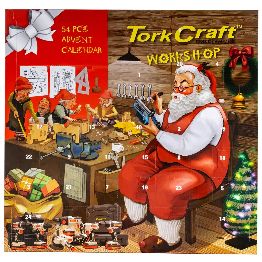 Tork Craft | Tool Set Advent Calendar 54Pc