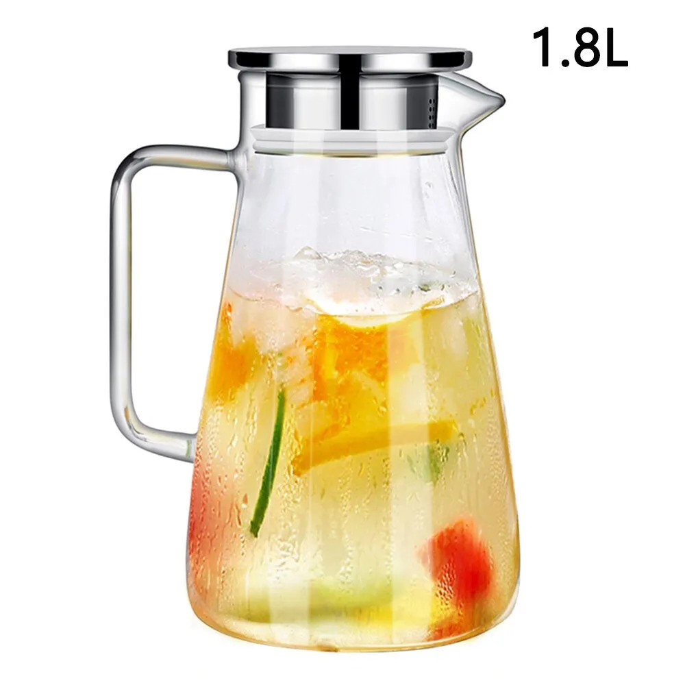 Transparent Glass Kettle with Large Capacity for Tea and Coffee