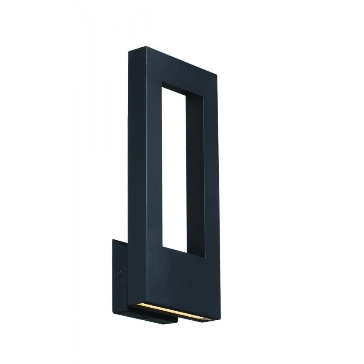 Twillight 16 In. LED Outdoor Wall Sconce Black Finish