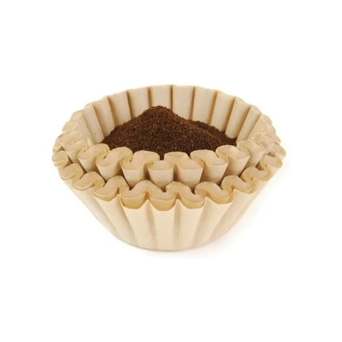 Unbleached Basket Coffee Filters, Box/ 100