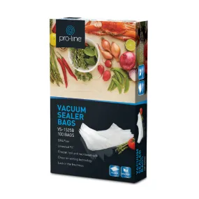 Vacuum Sealer Bags - 100 Bags in 1 size 15cm X 25cm