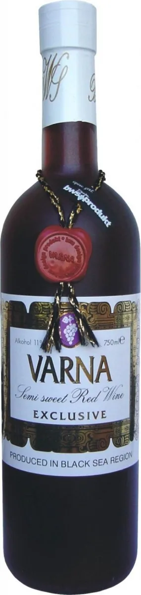 Varna Semi Sweet Red Wine 75 cl