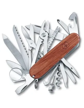 Victorinox Swiss Army Swiss Champ Pocket Knife - Hardwood - 33 Tools - 91mm