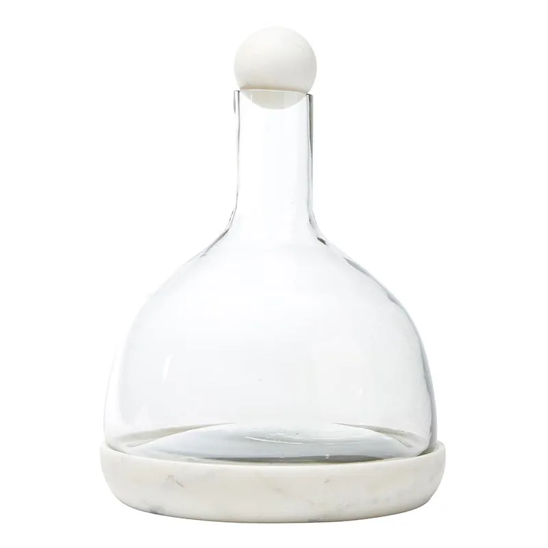 White Marble Wine Carafe