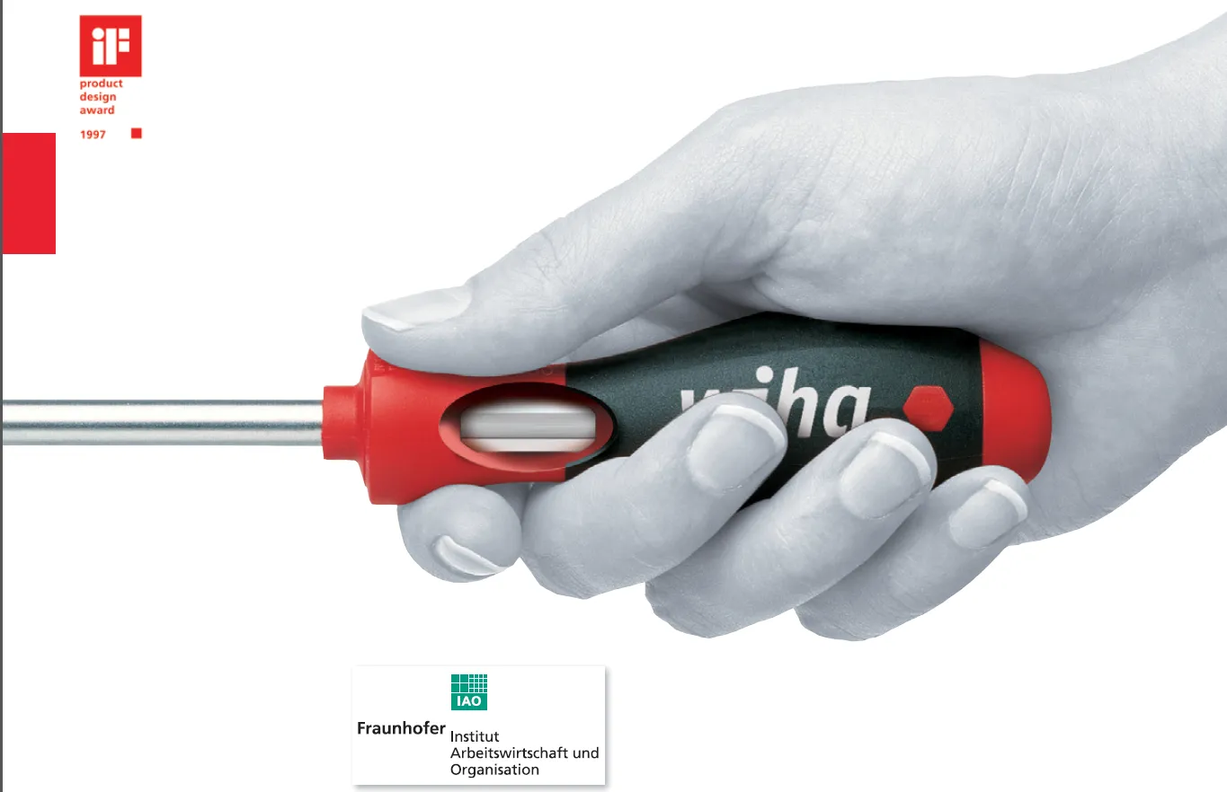 Wiha SoftFinish® Slotted Cabinet Screwdriver Round Blade - 4mm x 150mm