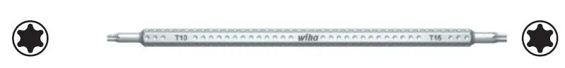 Wiha SYSTEM 6 TORX® Reversible Blade T6 T8 x 150mm