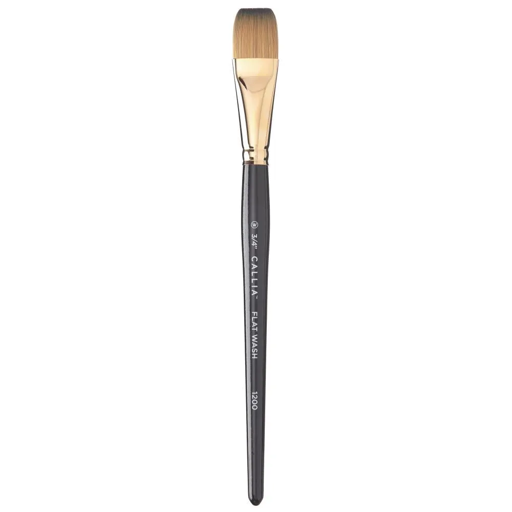 Willow Wolfe Callia Artist Flat Wash Brush 3/4"*