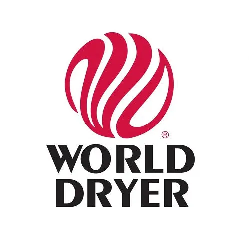 WORLD DRYER® Q-162A2 VERDEdri® Black Epoxy on Aluminum Automatic Surface-Mounted Hand Dryer